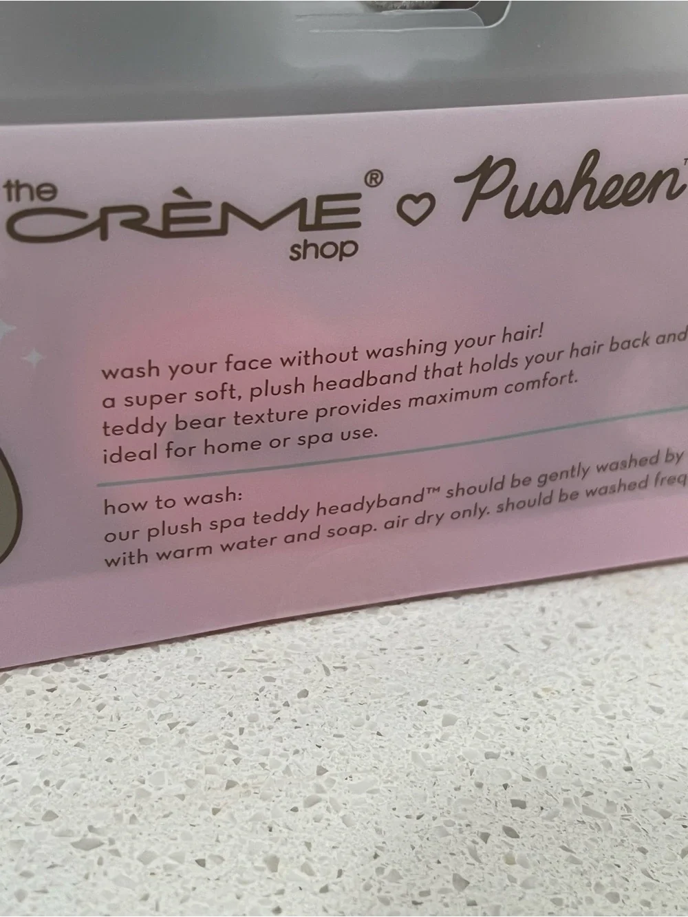 Pusheen 3D Teddy Headband, Blenders, Tissues The Creme Shop